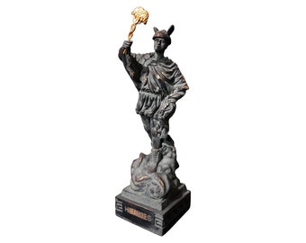 Hermes Gott Halskette Etsy