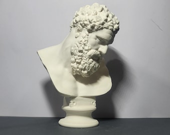 Hercules Farnese Bust Sculpture Exact Museum Replica Statue 20cm
