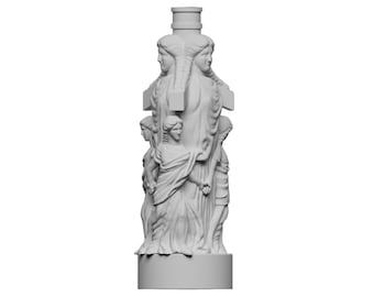 Hecate Goddess Statue Greek Mythology Sculpture