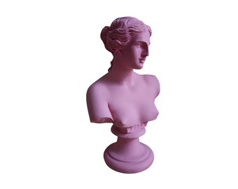 Venus Aphrodite Greek Roman God Bust Sculpture Greek Handmade Art Statue 15cm