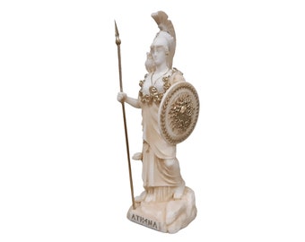 Greek Goddess Athena Statue Greek Mythology Sculture 18cm