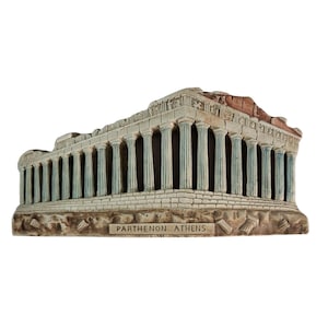 Parthenon Athens Sculpture Greek Acropolis Handmade Classical Architecture Model