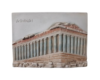 Athens Acropolis Wall Plaque Relief Replica Sculpture 28cm