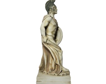 ギリシャの戦争神アレス像 石膏彫刻 緑青仕上げ - Etsy 日本