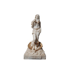 Aphrodite Venus Goddess Mini Statue Bronze Sculpture 8.70cm- 3.43"