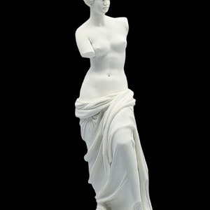 APHRODITE of Mylos Greek Roman Goddess Venus de milo Marble Sculpture Handmade Museum Replica Classical Craft Statue 40cm 15.75 inches image 2