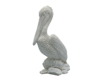 Pelican Bird Sculpture Marble Greek Handmade Ornament Figurine Statue 15cm