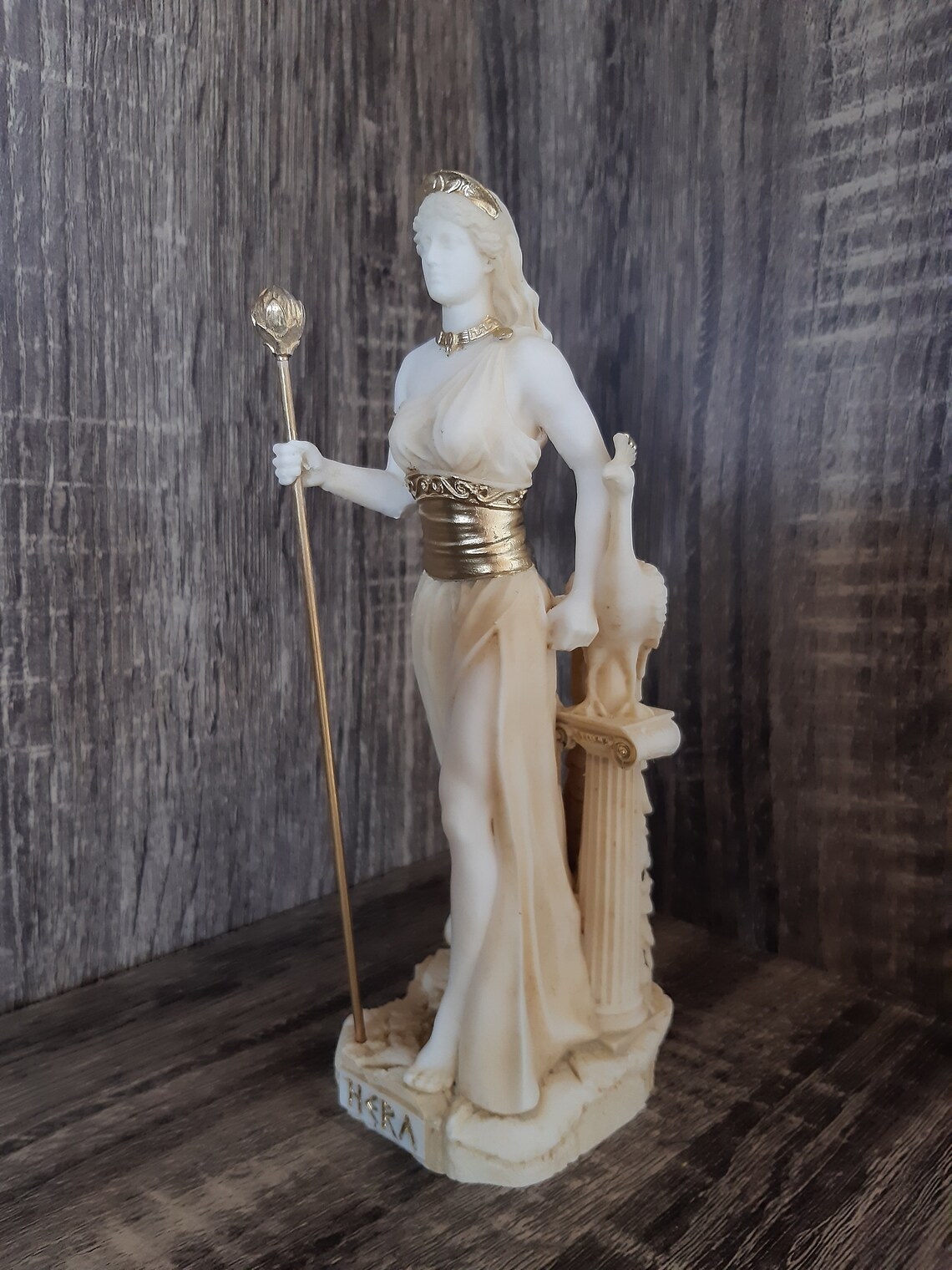Hera Goddess Statue Greek Roman Handmade Alabaster Sculpture | Etsy