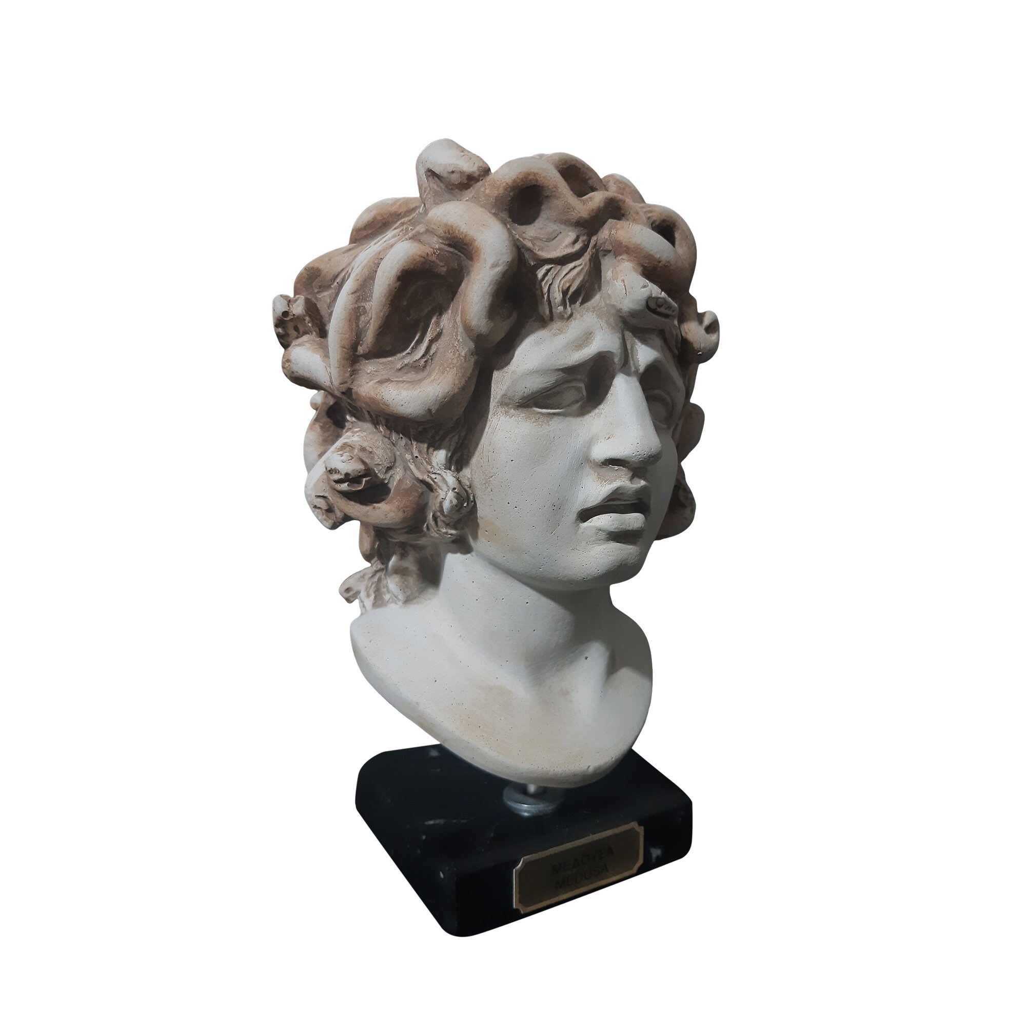 Medusa Head Statue, Medusa Bust, Mythology Sculpture, Ancient Greek