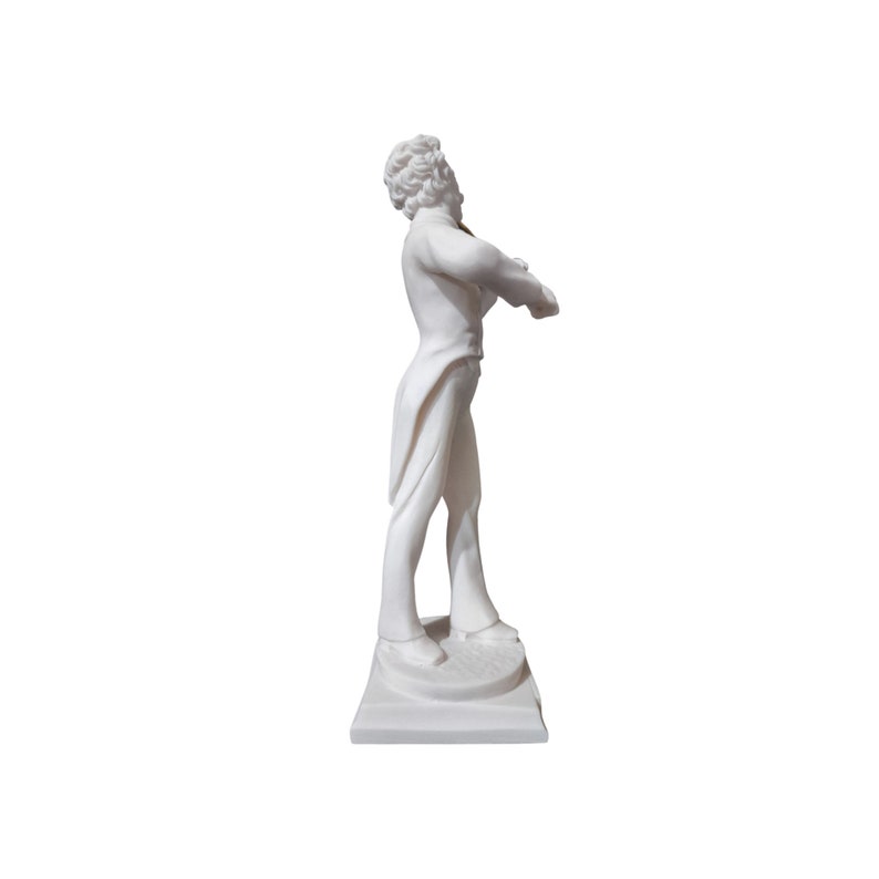 Johann Strauss Musician Statue made of Alabaster Sculpture image 7