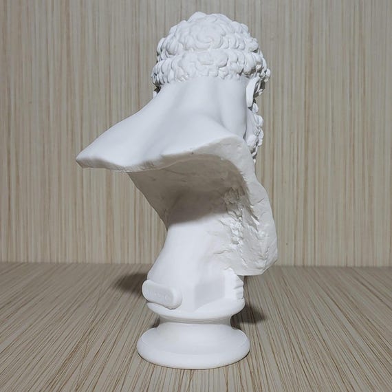 ヘラクレス・ファルネーゼの胸像彫刻 正確な博物館レプリカ 彫像 20 cm