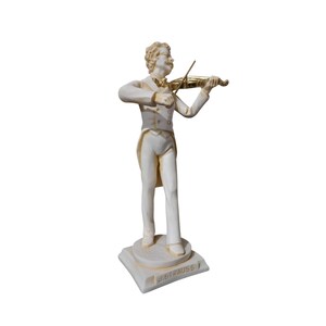 Johann Strauss Musician Statue made of Alabaster Sculpture image 7