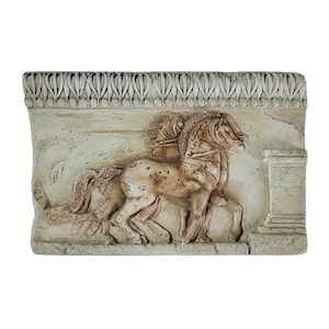 Ancient Greek Mythology Relief Panel Wall Sculpture Plaster Art Decor