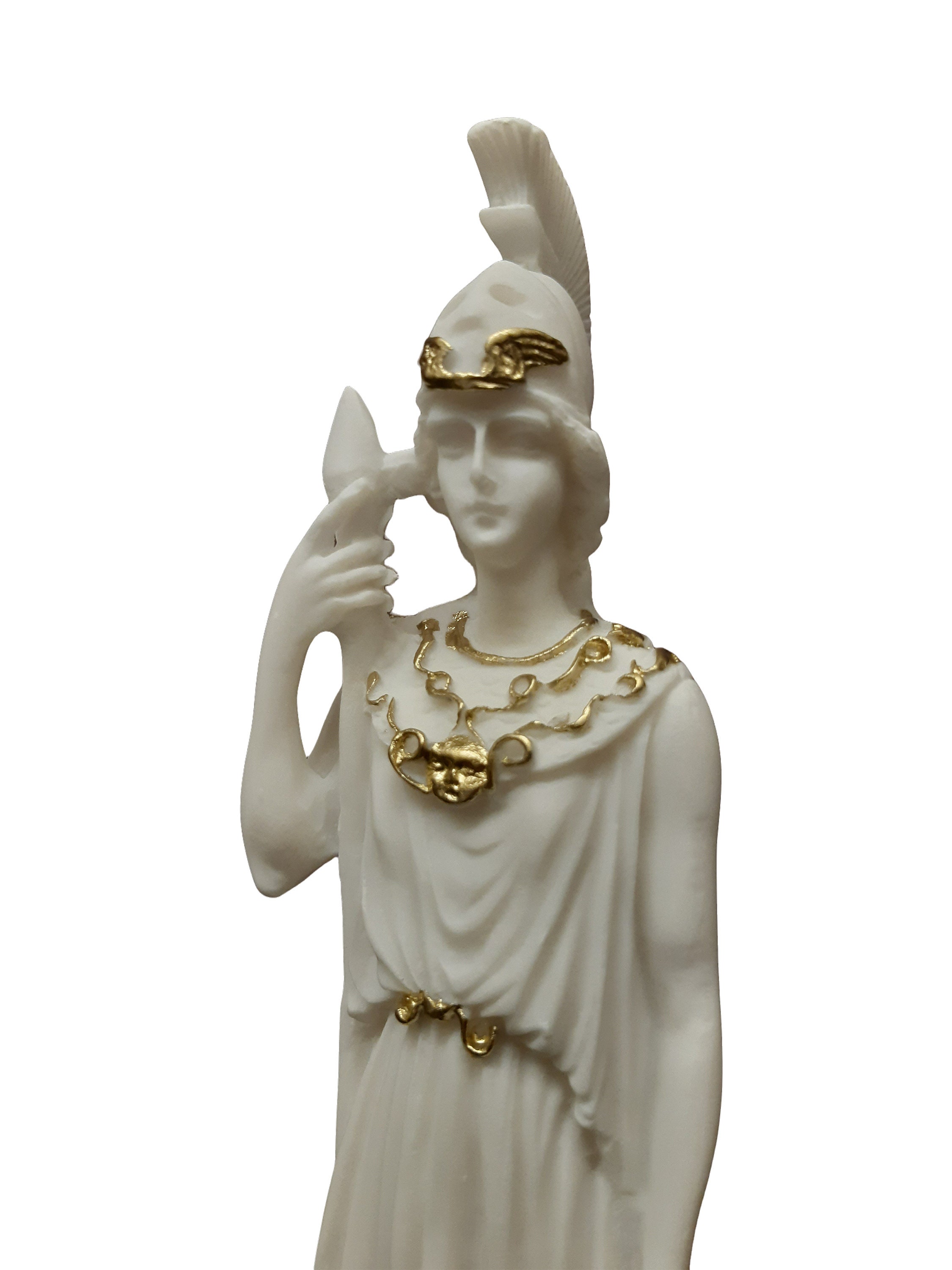 Estatua de la Diosa Atenea Alabastro Mitología griega Etsy