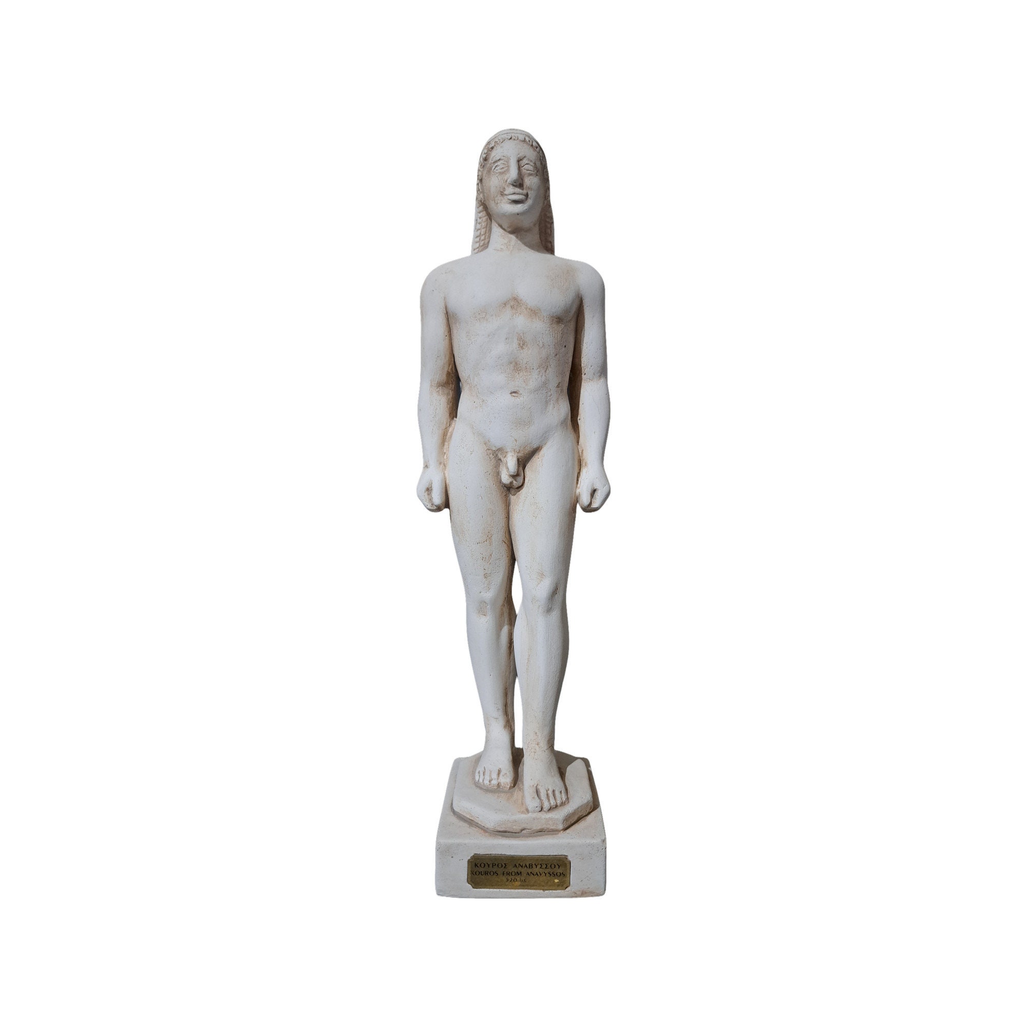 Anavyssos Kouros Statue Exact Museum Replica Sculpture Etsy