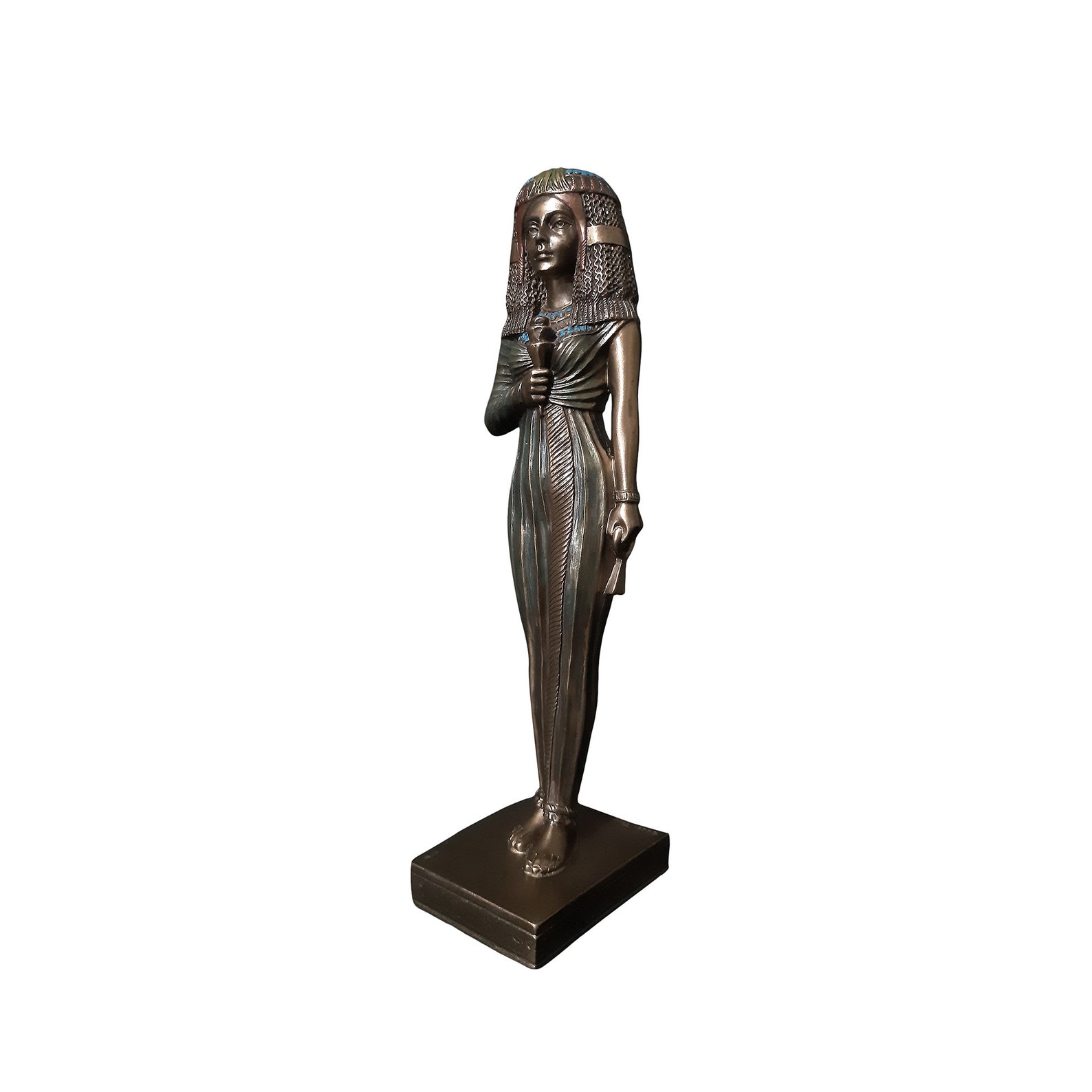 Egyptian Statue Wife Nakhtmina Figurine Bronze Sculpture 20cm Etsy