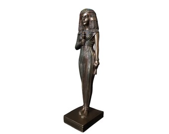 Egyptian Statue  Wife Nakhtmina Figurine Bronze Sculpture 20cm