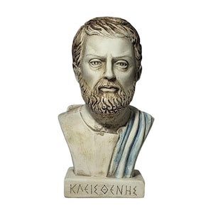 Cleisthenes buste standbeeld oude Griekse staatsman sculptuur Atheense hervormer 7,28&quot;