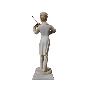 Johann Strauss Musician Statue made of Alabaster Sculpture image 5