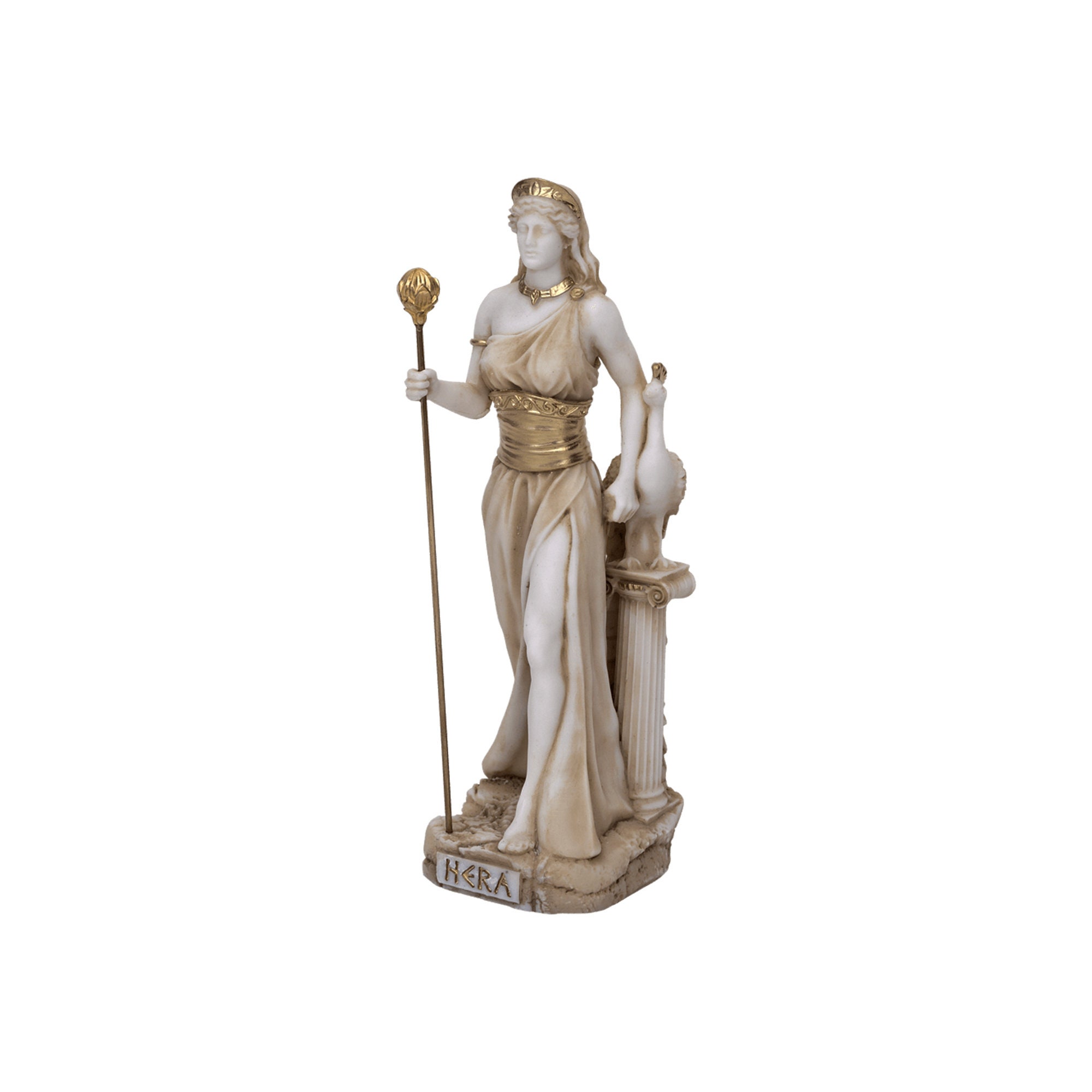 Ancient Greek Olympian Goddess Miniature Statue made of Zamac Hera 