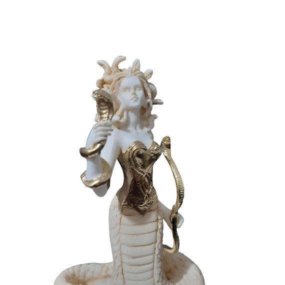 Meduse Gorgone Sculpture Mythologie Grecque Monstre Marbre Etsy France