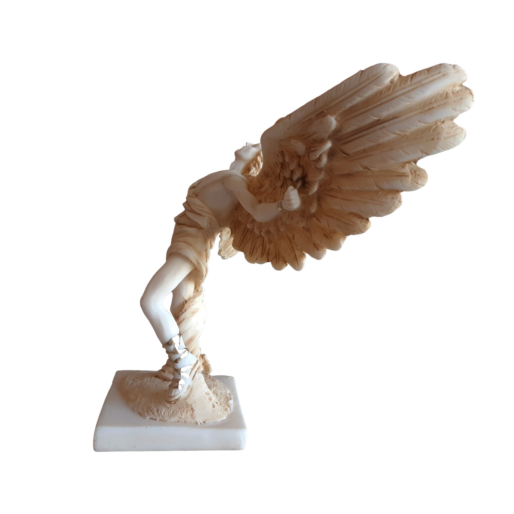 Icarus Greek Mythology Cast Alabaster Statue Sculpture 15 cm