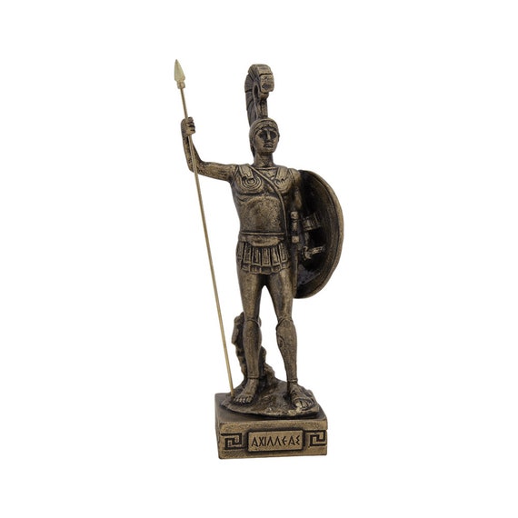 Achilles Greek Alabaster Statue Handmade Bronze or Copper | Etsy