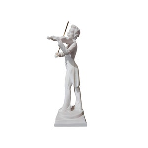 Johann Strauss Musician Statue made of Alabaster Sculpture image 4
