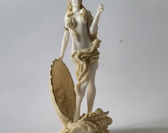Aphrodite Statue: Greco-Roman Mythology, Swan Figurine 17cm