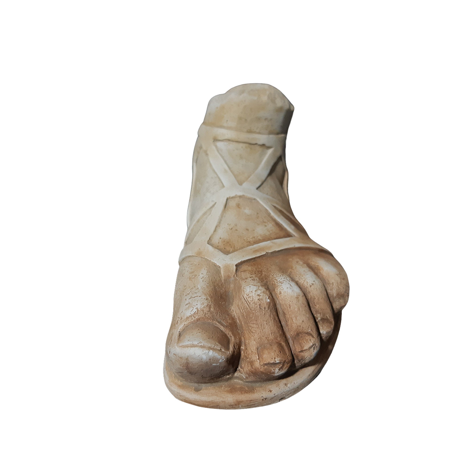 Ancient Greek Foot Sculpture Replica Handmade Statue 20cm Etsy