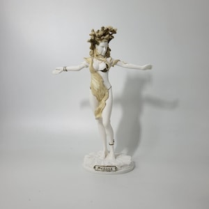 Medusa statue vintage Patina color statue 29cm Mythology Monster