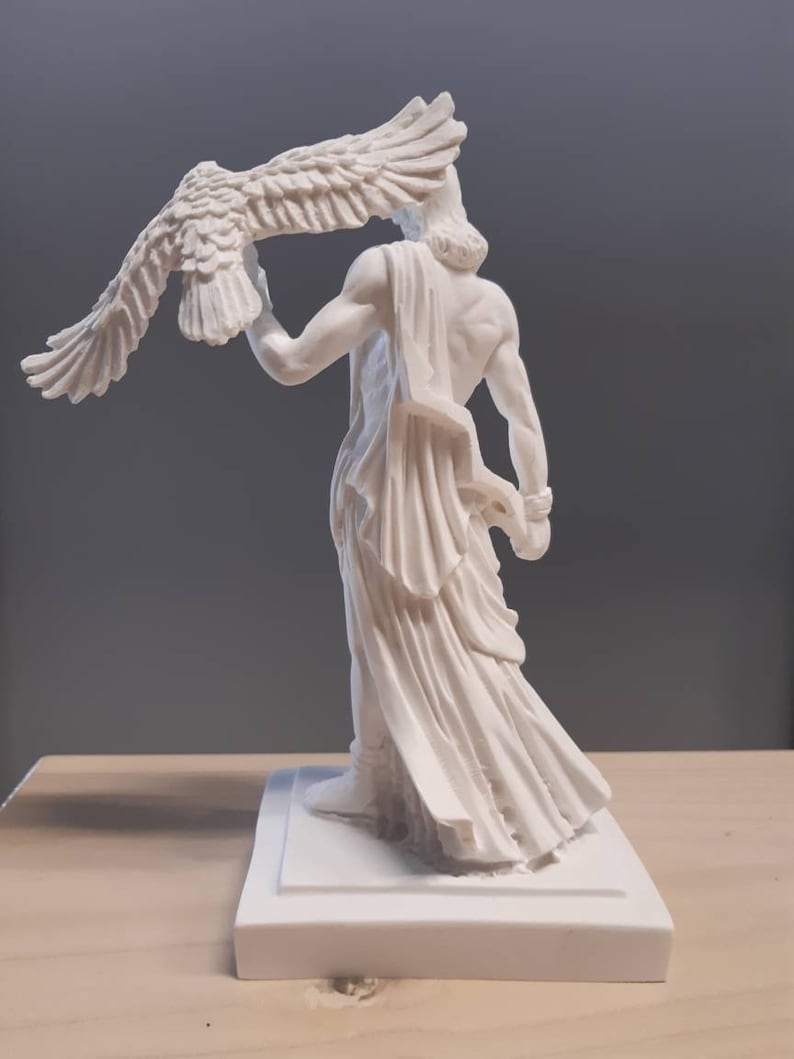 Zeus Sculpture Greek Roman God marble handmade Statue 18.50cm Etsy