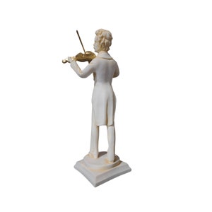 Johann Strauss Musician Statue made of Alabaster Sculpture image 4