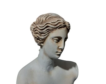 Venus De Milo Busto Estatua Griega Hecha A Mano Réplica Escultura 12cm -   España