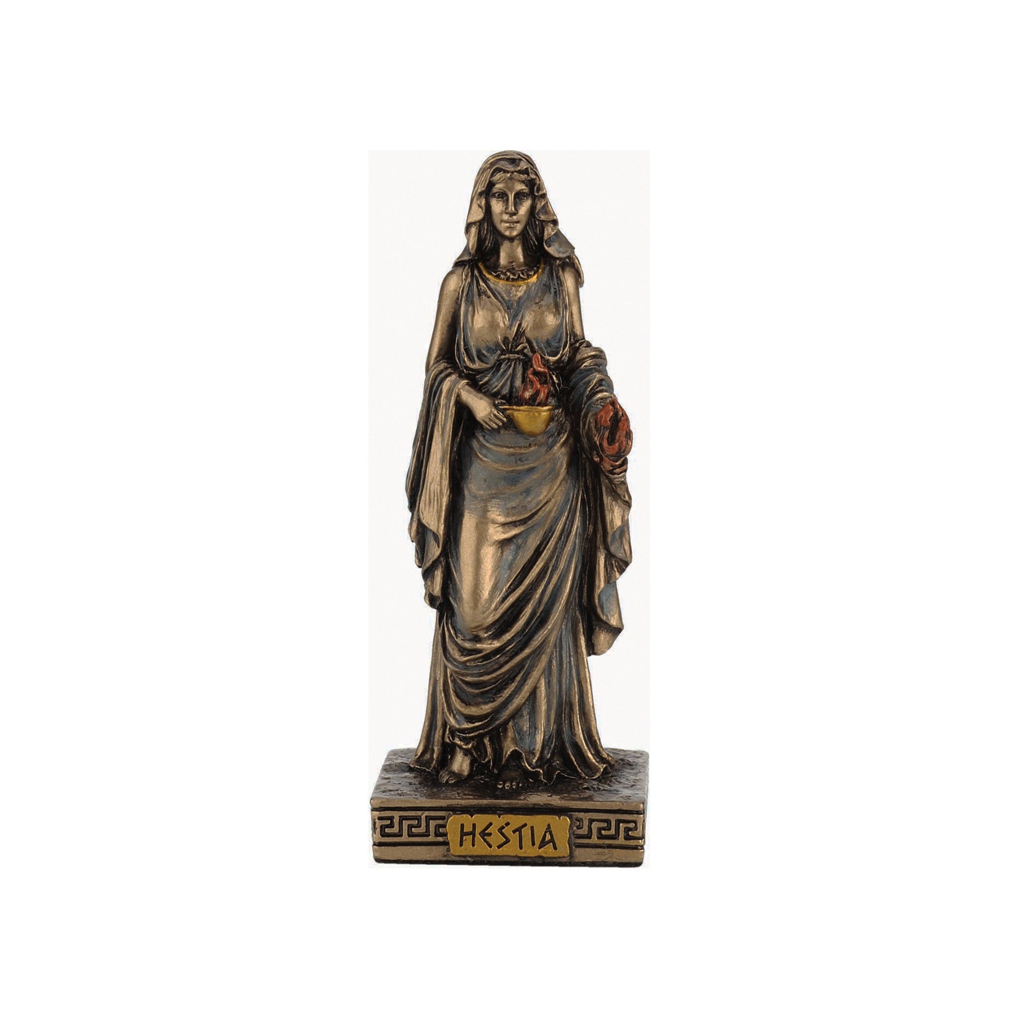 Hestia Goddess Mini Statue Bronze Sculpture 8.50cm 3.35 - Etsy Ireland