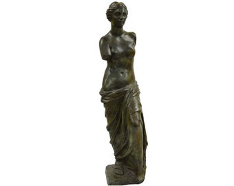 84cm Aphrodite of Mylos Museum Replica Sculpture Greek Roman Venus Goddess Handmade Alabaster Bronze Statue