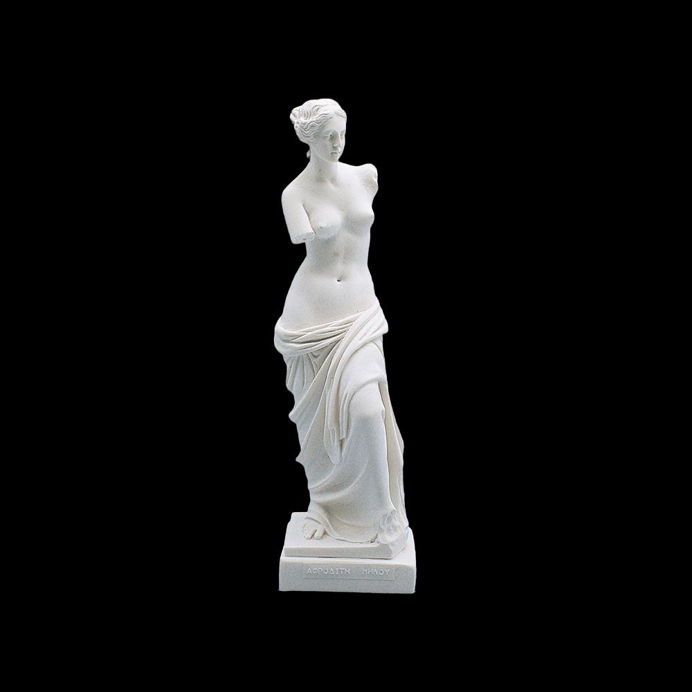 Alabaster Statue Ruggeri Greek Classic Venus De Milo Collectible Figurine