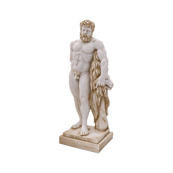 Farnese Herkules Skulptur Antike griechische Handgemachte - Etsy Österreich