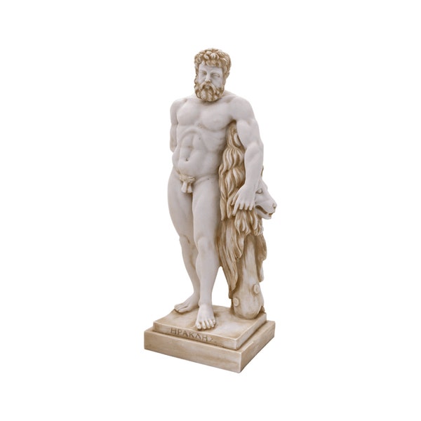Sculpture Hercule Farnèse – Réplique grecque antique faite à la main 25 cm