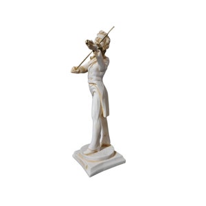 Johann Strauss Musician Statue made of Alabaster Sculpture image 3