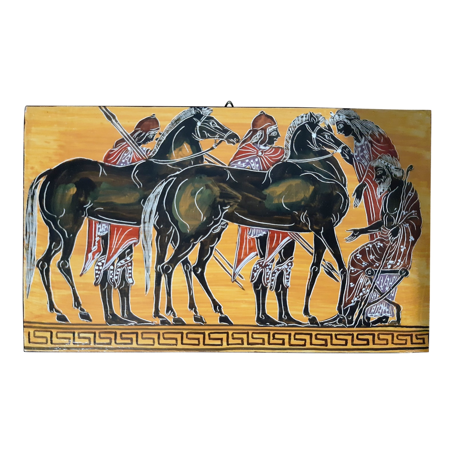 Castor and Pollux Ancient Greek Roman Mythology Painting Etsy UK