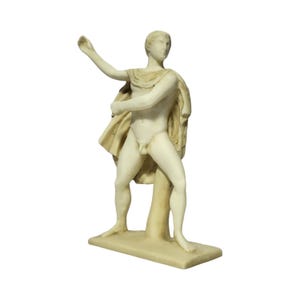 Ares Statue patina color Exact Copy Sculpture 14.50cm