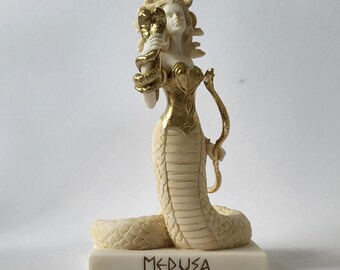 Medusa Bust Monster Figurine Statue (16cm)