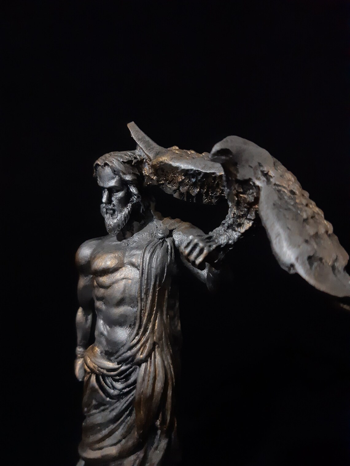 Griechischer Römischer Gott Zeus Statue Mythologie Handarbeit Etsy