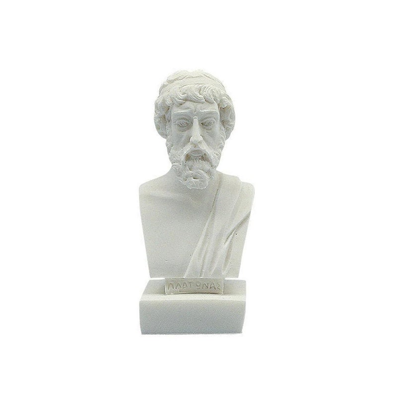 Plato Bust Sculpture Ancient Greek Philosopher Marble Handmade - Etsy ...