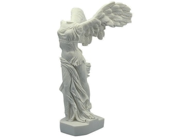 Winged Victory of Samothrace Sculpture Alabaster Greek Handmade Statue 15-35cm