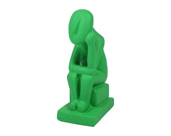 Cycladic idol Thinker Statue 16cm