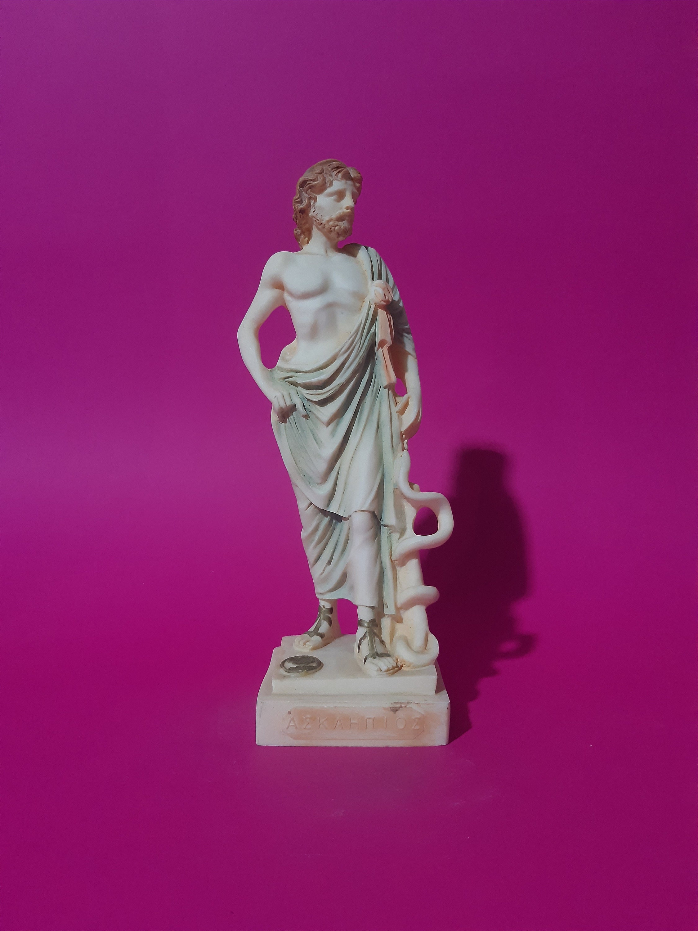 Painted roman statues image