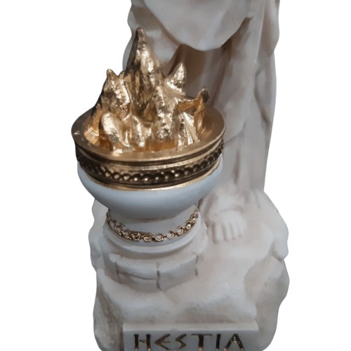 Hestia Vesta shops Greek Roman Goddess Statue