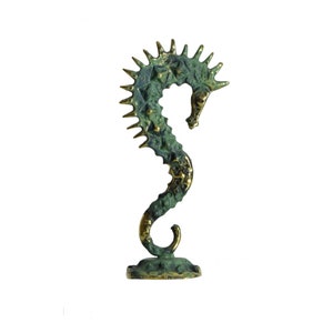 Hippocampus Statue Ancient Greek Mythology Sea Horse Bronze Sculpture